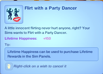Flirt with the dancer!
